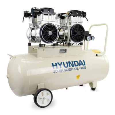 Hyundai Air Compressor Oil Free Low Noise Brushless 4HP 100L — Compressors
