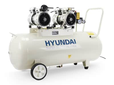 Hyundai Air Compressor Oil Free Low Noise Brushless 2HP 100L — Compressors