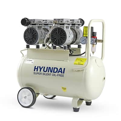 Hyundai Air Compressor Oil Free Low Noise 2HP 50L — Compressors