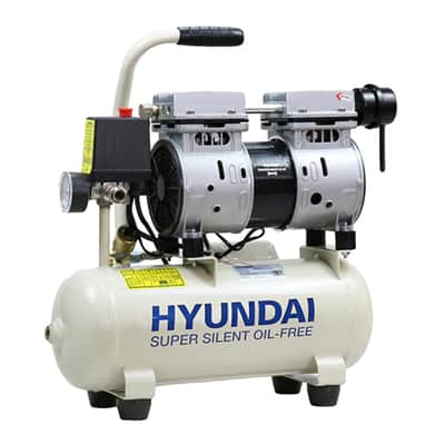 Hyundai Air Compressor Oil Free Low Noise 0.75HP 8L — Compressors