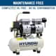 Hyundai Air Compressor Oil Free Low Noise 0.75HP 8L — image 7