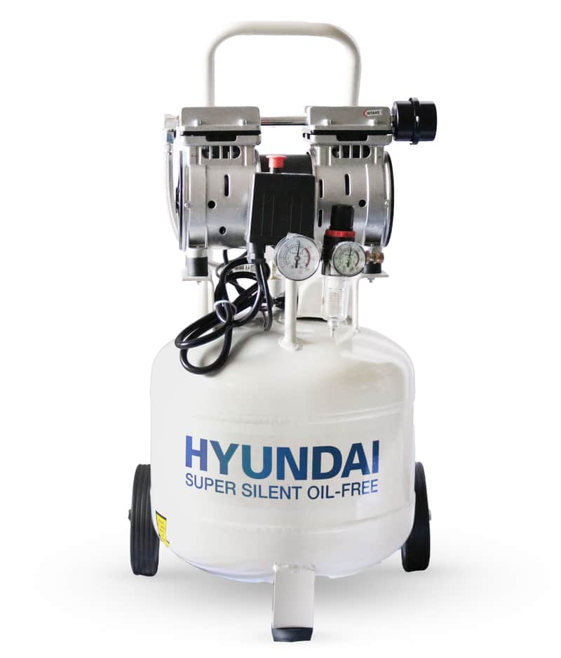Hyundai Air Compressor Oil Free Low Noise 1HP 30L — main product image