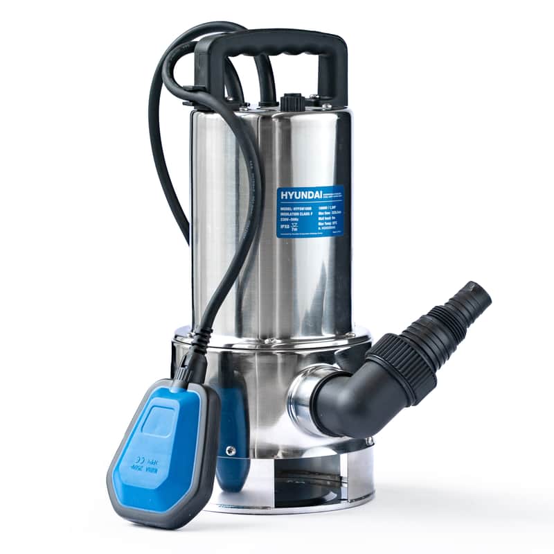 Hyundai Submersible Stainless Steel Dirty Water Pump 1000W — main product image