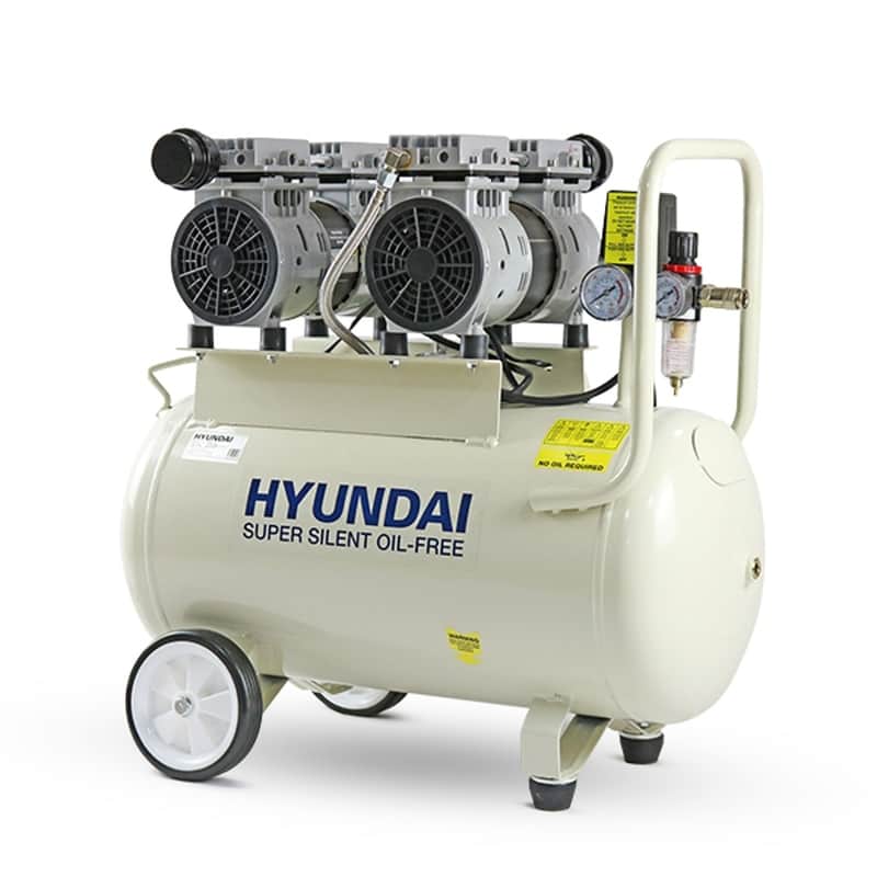 Hyundai Air Compressor Oil Free Low Noise 2HP 50L — main product image